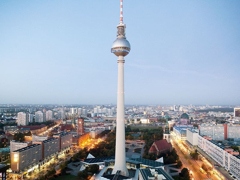Torre Berliner Fernsehturm em Berlim