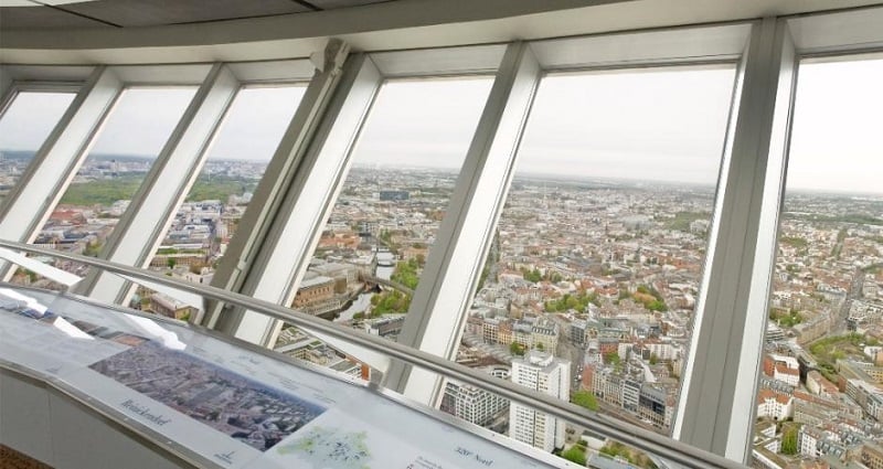 Vista da Torre Berliner Fernsehturm