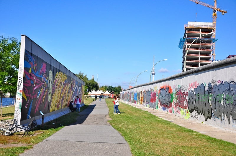 O que restou do Muro de Berlim