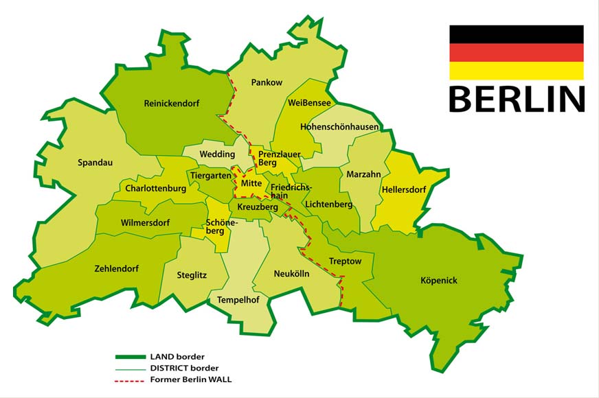 Mapa de Berlim