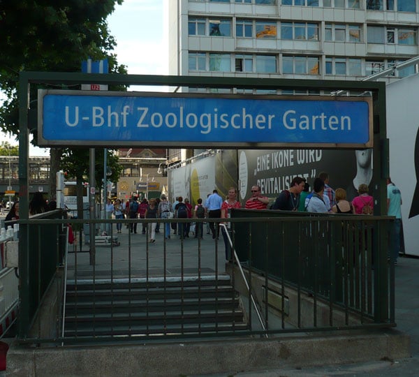 Estação de metrô do Jardim Zoológico em Berlim
