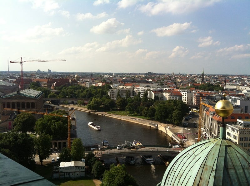 Cúpula e vista da Catedral de Berlim