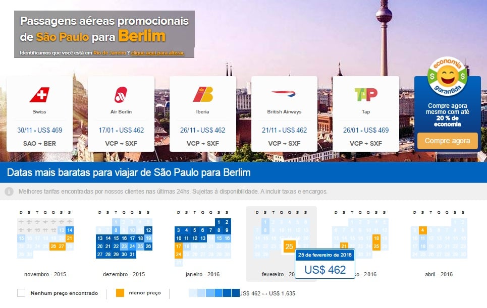 Como achar passagens aéreas promocionais e super baratas para Berlim e Alemanha