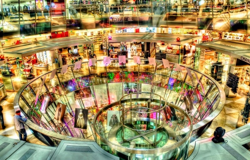 Compras perfumes na Galeries Lafayette