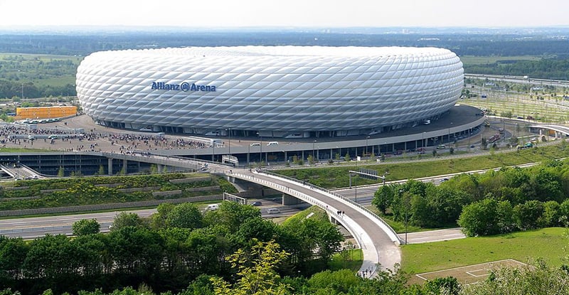 Estádio Allianz Arena em Munique 