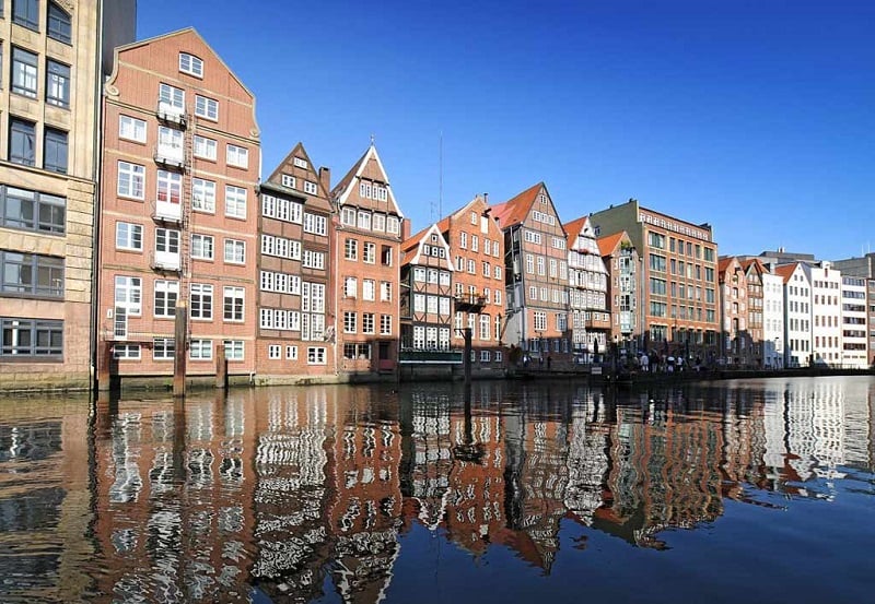 Altstadt ou Cidade Velha em Hamburgo