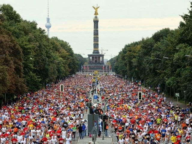 Calendário de corridas e maratonas na Alemanha em 2016