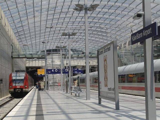 Estação de trem em Colônia