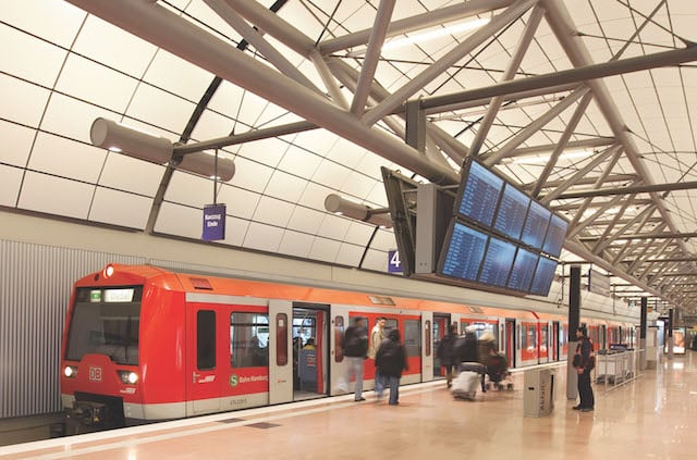 Trem do aeroporto até o centro de Frankfurt