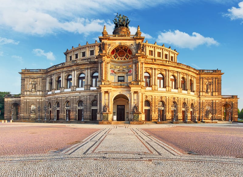 Verão em Dresden