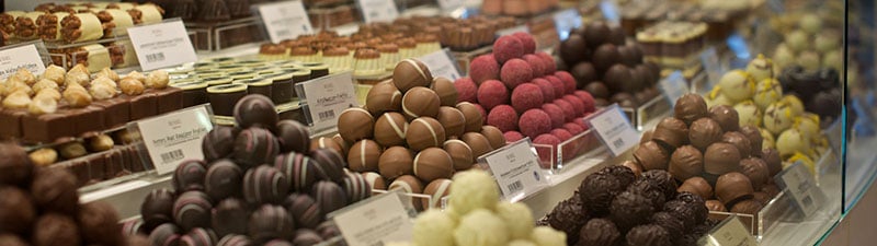 Bombons no Museu do Chocolate em Colônia 