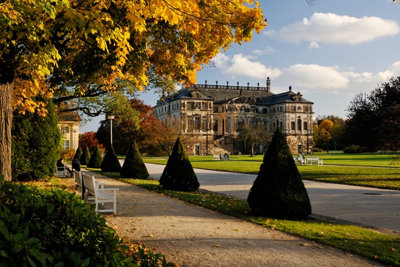 Outono em Dresden