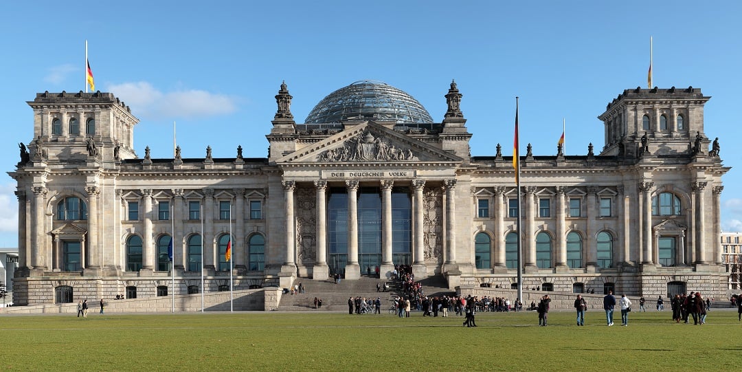 Palácio de Reichstag em Berlim