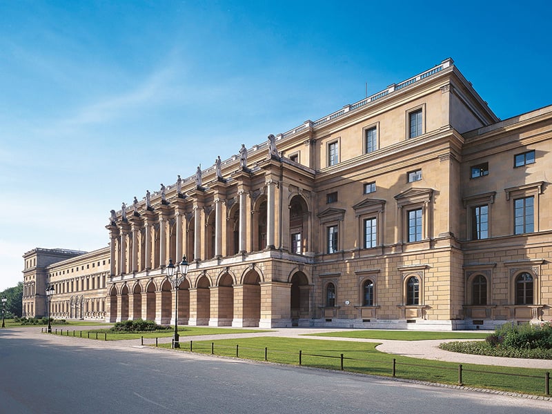 Palácio Residenz em Munique na Alemanha