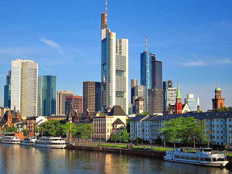 Vista da cidade de Frankfurt