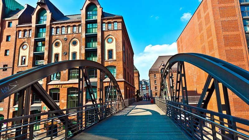 Pontes de Hamburgo na Alemanha
