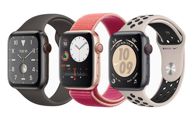 Comparativo dos modelos Apple Watch