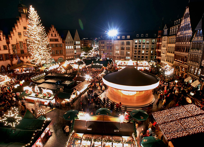 Mercado de Natal em Frankfurt