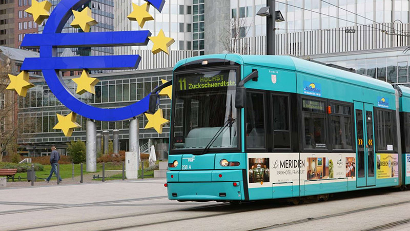 Tram em Frankfurt