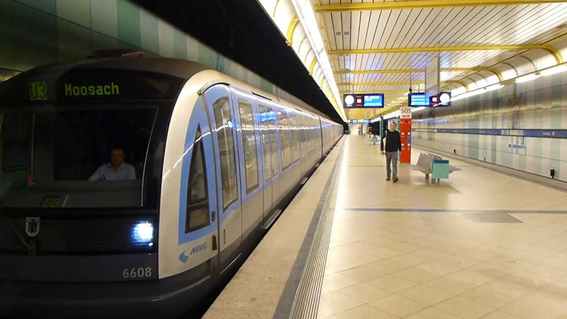 Estação de U-Bahn em Munique