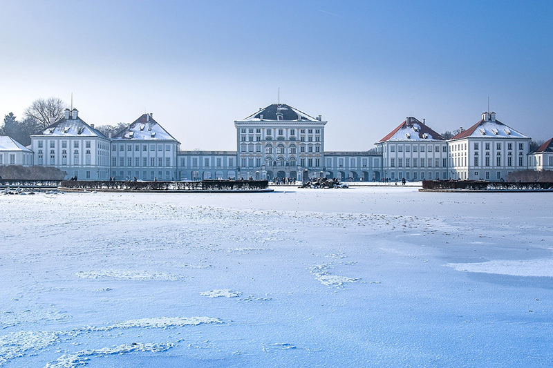 Palácios de Munique em Janeiro