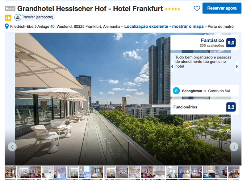 Grandhotel Hessischer Hof em Frankfurt
