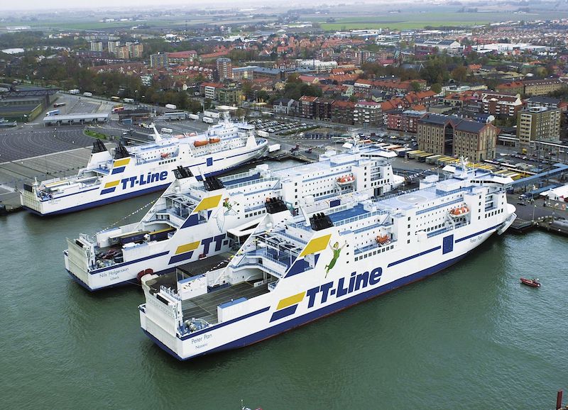 Ferry boat TT-Line na Alemanha