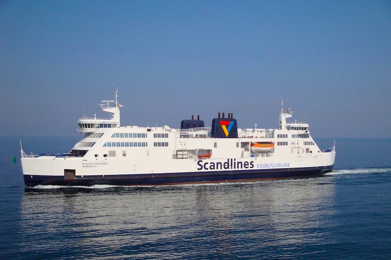 Ferry boat Scandlines na Alemanha