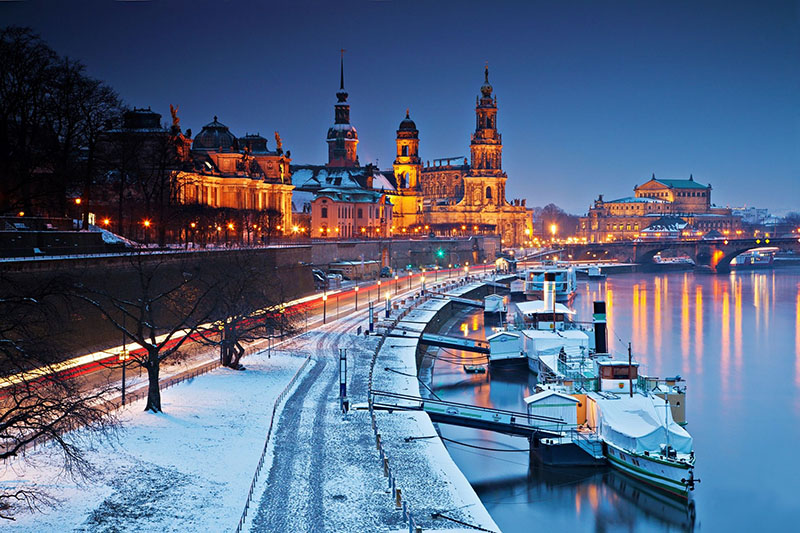 Inverno em Dresden
