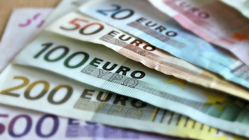 Notas de euro em Colônia