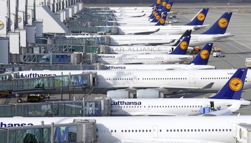 Aeroporto de Munique: aviões