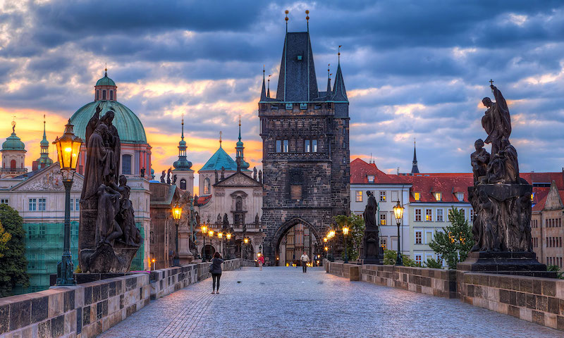 Como ir de Berlim a Praga - vista de Praga