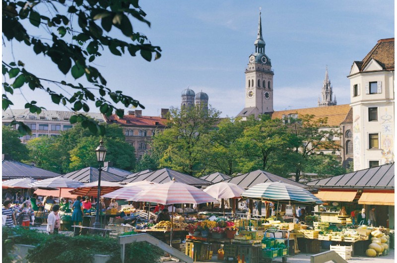 Viktualienmarkt em Munique