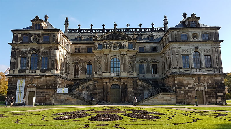Palácio em Dresden na Alemanha