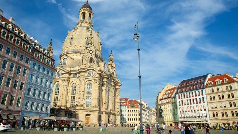 Centro de Dresden na Alemanha
