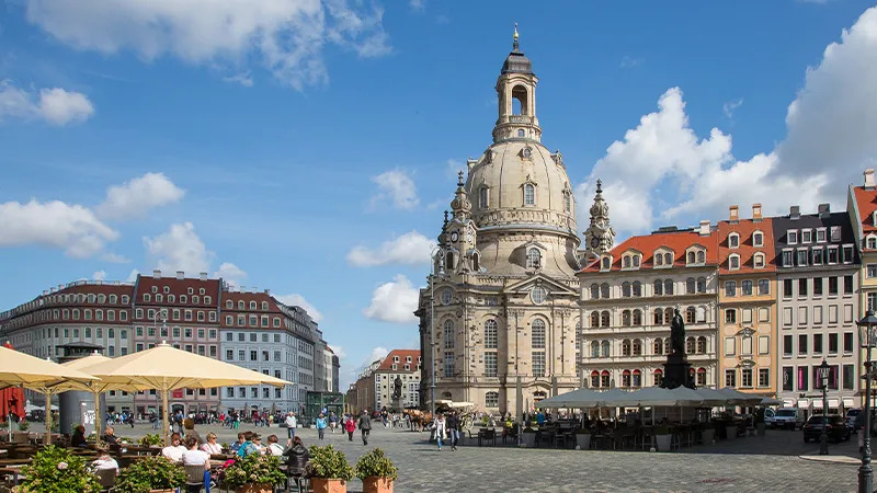 Centro de Dresden na Alemanha
