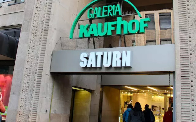 Loja Saturn na Galeria Kaufhof em Colônia