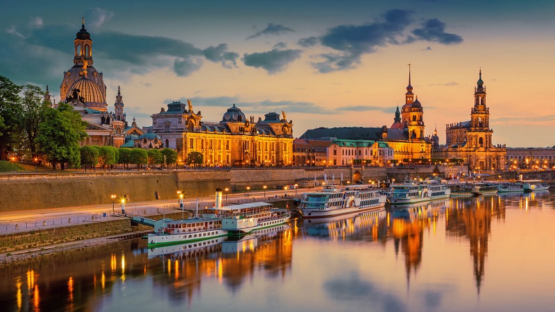 Cidade de Dresden na Alemanha