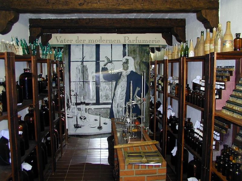 Interior do Museu do Perfume