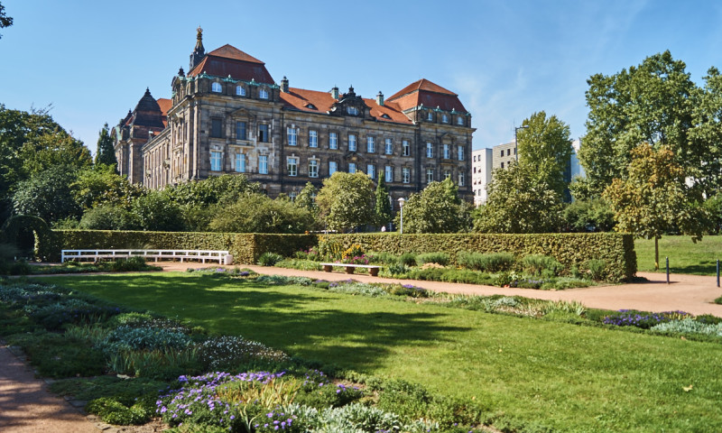  Palaisgarten em Dresden